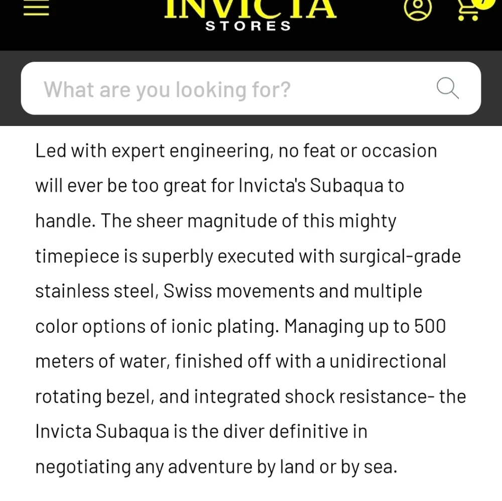 NIB INVICTA SubAqua Swiss Ronda 515 Caliber Watch with Mother of Pearl Dial Face